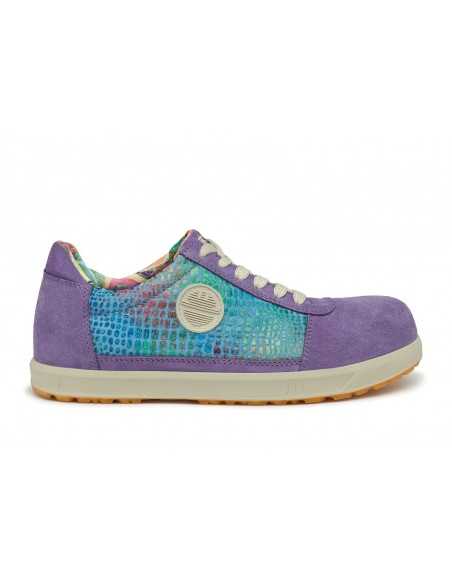 Scarpe antinfortunistiche Dike Levity S1P SRC Violetta 25618 605 vista laterale su fiorasostore.com