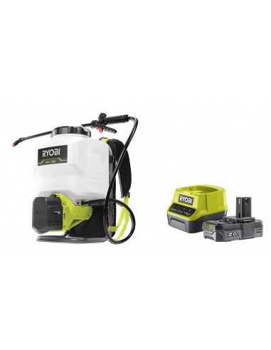 Ryobi Pompa Irroratrice a Zaino 18V + Kit energia 2.0 Ah