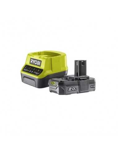 Kit Ryobi caricabatterie e batteria 18V 2,0Ah RC18120-120