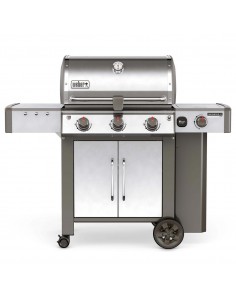 Barbecue a gas Weber Genesis II LX S 340 GBS INOX vista frontale