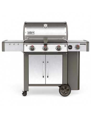 Barbecue a gas Weber Genesis II LX S 340 GBS INOX vista frontale