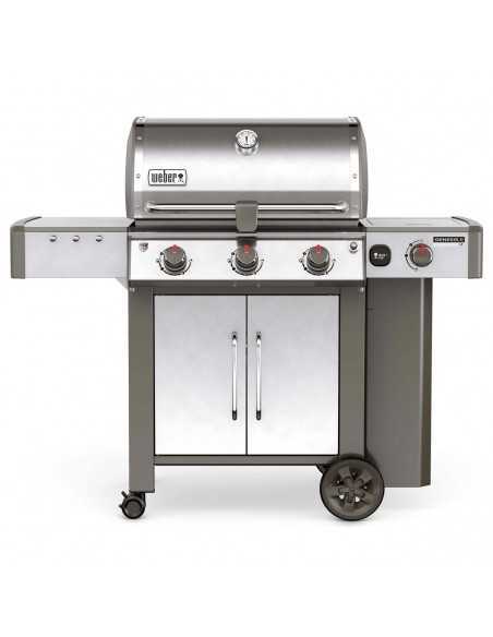 Barbecue a gas Weber Genesis II LX S 340 GBS INOX vista frontale