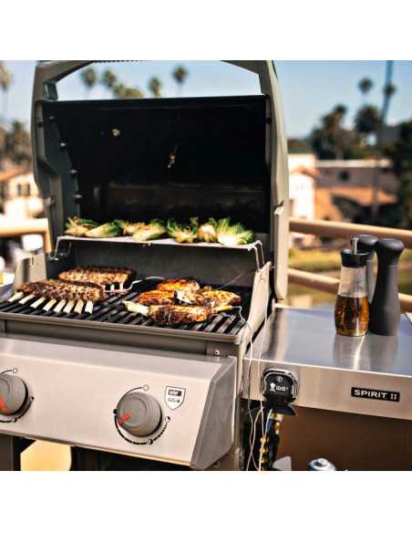 X Home Griglie In Ghisa Per Weber Spirit II Serie 200 (2 Pezzi) - Ricambio 7637 - Anti-rugine, 47,5 X 10,2 Pollici
