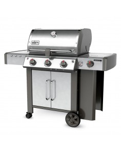 Barbecue a gas Weber Genesis II LX S 340 GBS INOX vista frontale 2