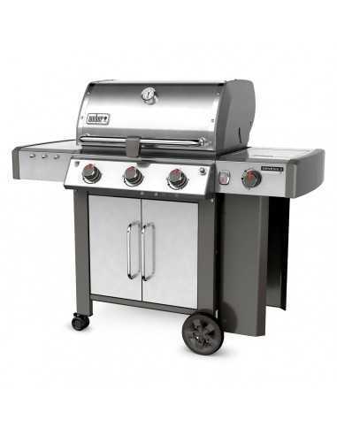 Barbecue a gas Weber Genesis II LX S 340 GBS INOX vista angolata