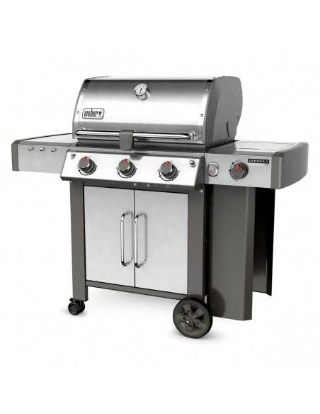 Barbecue a gas Weber Genesis II LX S 340 GBS INOX vista angolata