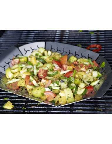 Weber Original Vassoio Verdura in Acciaio Inox - Piccolo 6677