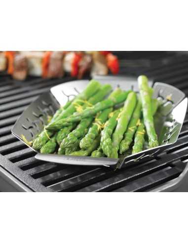 Weber Original Vassoio Verdura in Acciaio Inox - Piccolo 6677