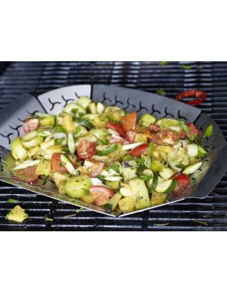 Weber Original Vassoio Verdura in Acciaio Inox - Piccolo 6677