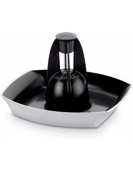 Supporto di cottura deluxe per pollo Weber con i suoi componenti