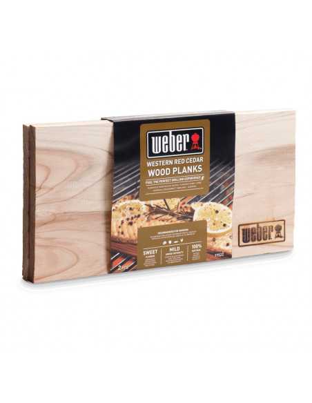 Weber Panetto per Affumicatura in cedro (2 pezzi) 17522